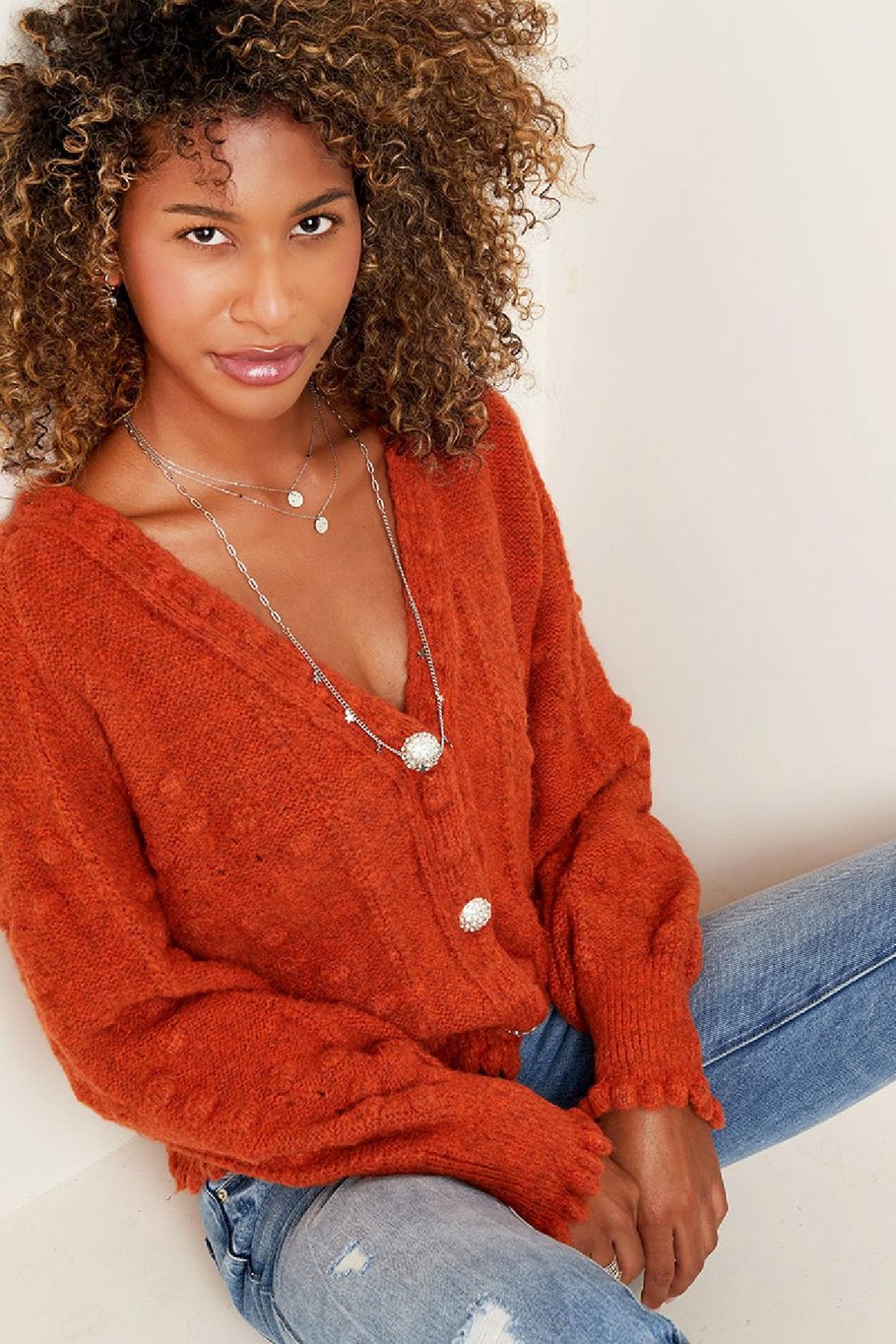 Cardigan Cotton Candy Wit One size Afbeelding2